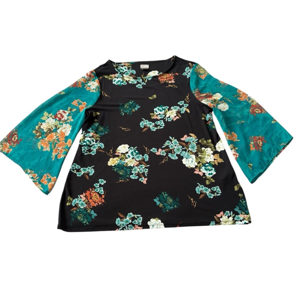CHICO’S Floral Shirt 19” p2p